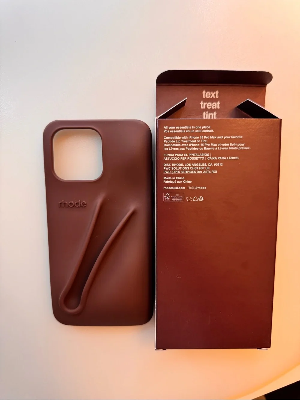 rhode iPhone case Espresso Limited edition (iPhone 15 Pro Max)